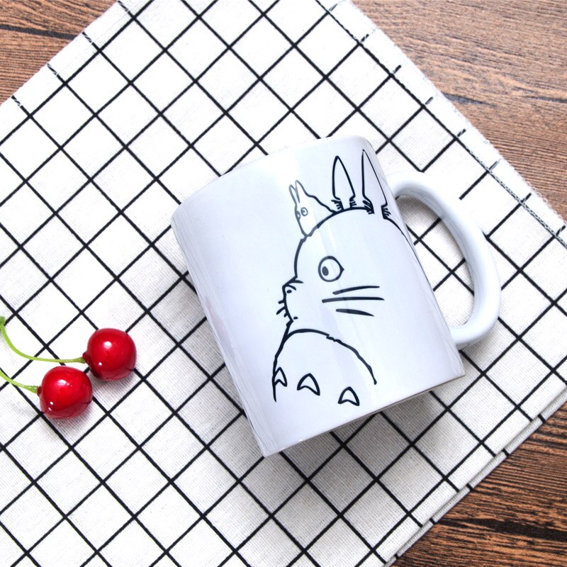 토토로 머그잔 커피 우유 컵 크리 에이 티브 DIY 선물 머그잔 11oz C001/Totoro Mug Coffee Milk Ceramic Cup Creative DIY Gifts Mugs 11oz C001